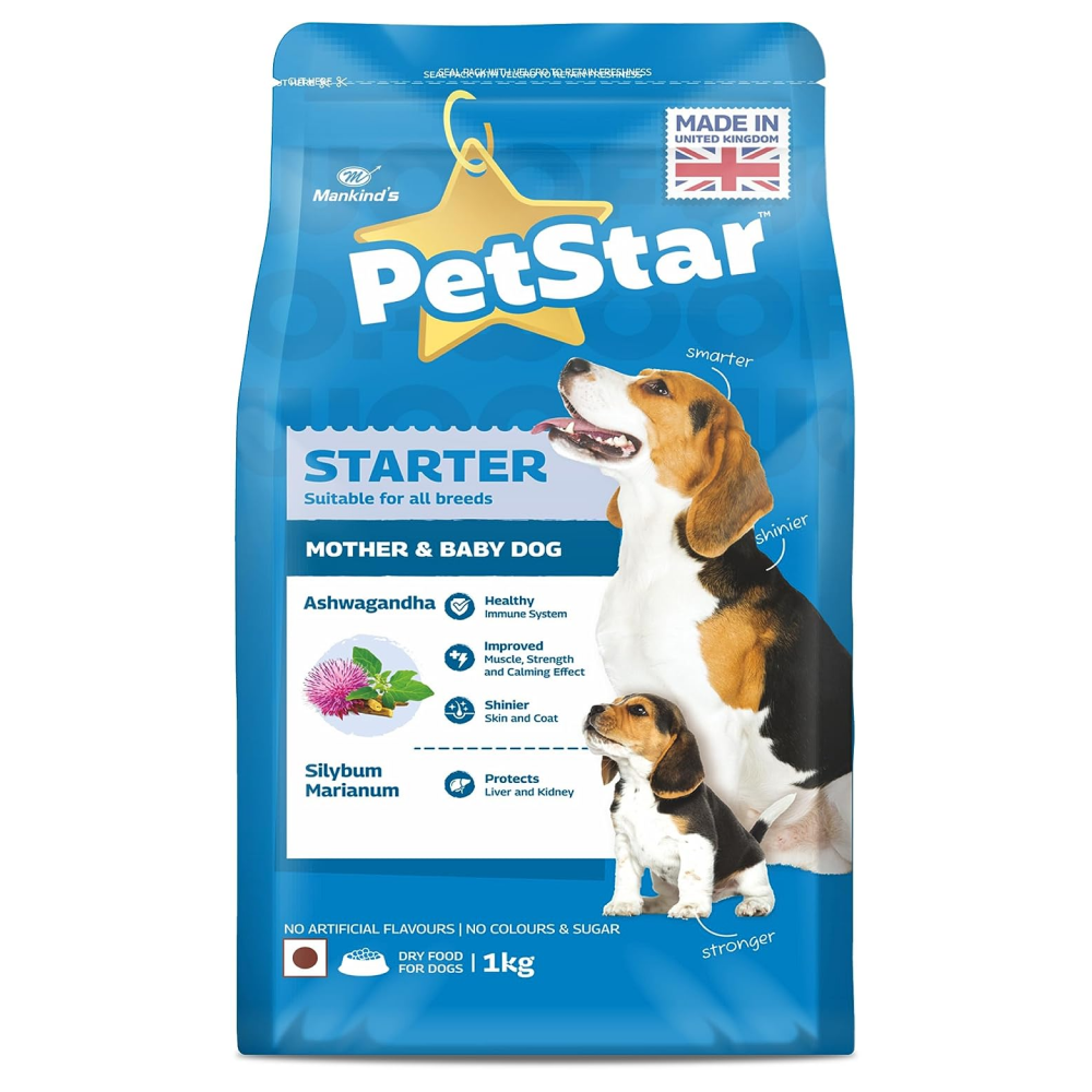 Starter food for dogs best sale