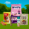 Bowlers Food, Henlo & Chip Chops Treats, Himalaya Tick Powder, Petstages Chew Stick Limited Puppy Hamper Exclusive Combo Exclusive Combo