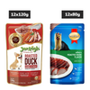 JerHigh Roasted Duck in Gravy Wet Food, SmartHeart Roasted Duck in Gravy Adult Dogs Wet Food Combo Exclusive Combo Exclusive Combo 12x120g+12x80g
