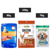 SmartHeart Chicken Carrot Egg Puppy Wet Food, JerHigh Chicken Bacon Treat, JerHigh Chicken Spinach Treats Dogs Combo Exclusive Combo Exclusive Combo 12x80g+100g+70g