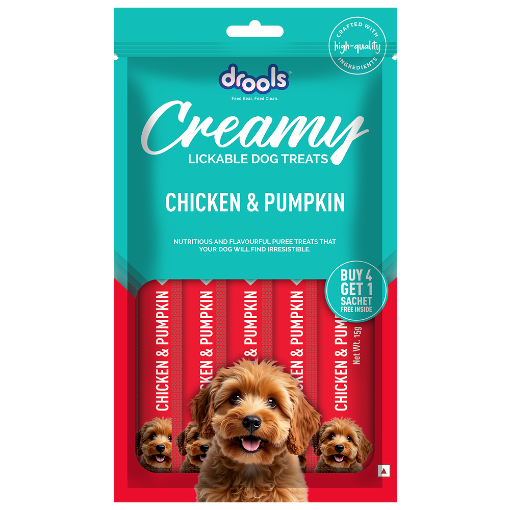 Drools Chicken & Pumpkin Creamy Dog Treats Dog Treats + Others Drools 75g