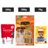 Drools Absolute Calcium Bone, Goodies Mixed Flavour Stick, First Bark Chicken Training Cubes Dogs Combo Exclusive Combo Exclusive Combo 190g+500g+70g