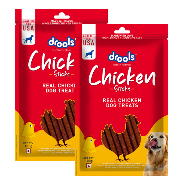 Drools Real Chicken Flavour Sticks Treat for Dogs