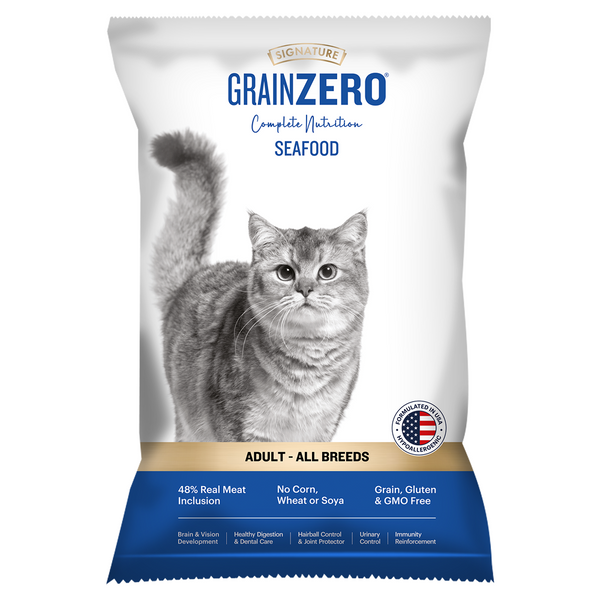 Signature Grain Zero Seafood Adult Cat Dry Food For All Breed