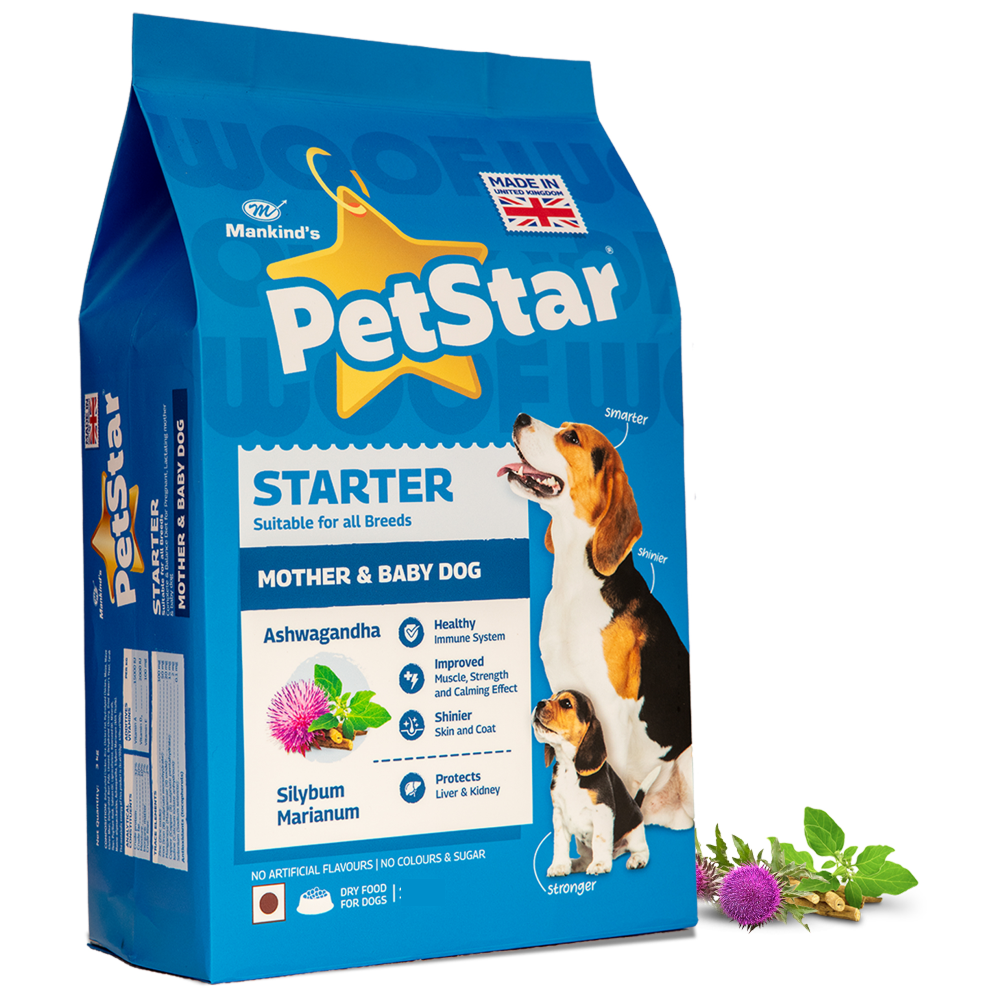 Mankind Petstar Starter Mother & Baby Dog Dry Food Dogs- Dry Food Petstar 10kg