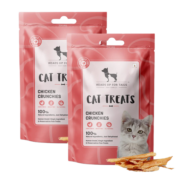 HUFT Dehydrated Chicken Crunchies Cat Treats
