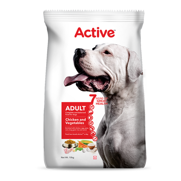 Active Chicken and Vegetables Adult Dog Dry Food