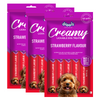 Drools Strawberry Creamy Dog Treats Dog Treats + Others Drools 3x75g