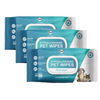Hachi Wilson Premium Hypoallergenic Plant Based Wipes for Dogs and Cats Dogs-Grooming Supplies Hachi Wilson 3x80pcs