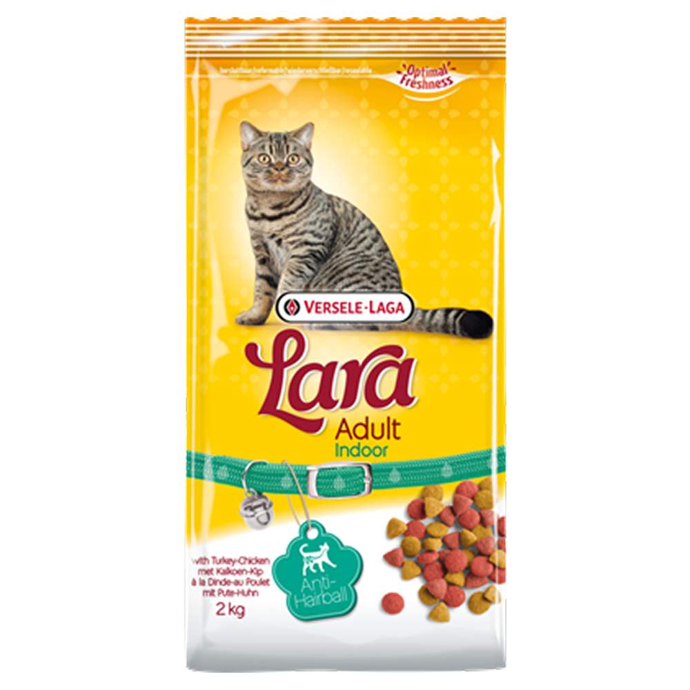 Versele Laga Lara Turkey and Chicken Indoor Adult Cat Dry Food Cats- Dry food Versele Laga 2kg