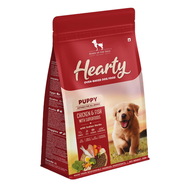 HUFT Hearty Oven Baked Chicken & Fish with Superfoods Puppy Dog Dry Food