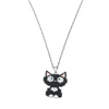 Jenni & Janki Cat Handcrafted Miyuki Delica Beaded Necklace (Black) Pet Parent-Jewellery & Accessories Jenni and Janki Dropship 4.85g