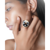 Jenni & Janki Pug Face Miyuki Delica Beaded Ring Pet Parent-Jewellery & Accessories Jenni and Janki Dropship