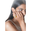 Jenni & Janki Beagle Face Miyuki Delica Beaded Ring Pet Parent-Jewellery & Accessories Jenni and Janki Dropship