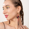 Jenni & Janki Handcrafted Miyuki Beaded Snake Earrings Pet Parent-Jewellery & Accessories Jenni and Janki Dropship