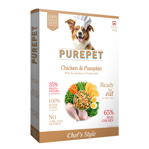 Purepet Chicken and Pumpkin Biryani Fresh Food for Dogs