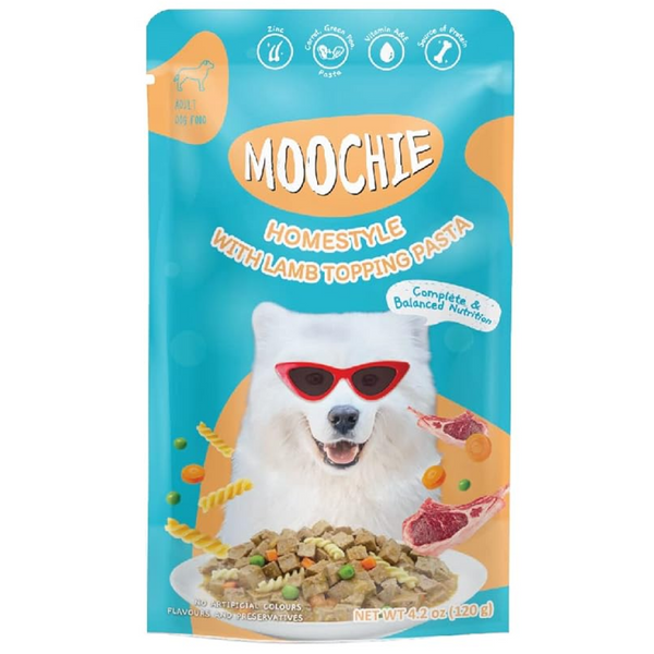 Moochie Homestyle Lamb and Pasta Gravy Adult Dog Wet Food