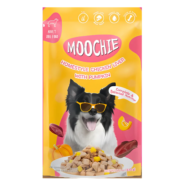 Moochie Homestyle Chicken Liver and Pumpkin Gravy Adult Dog Wet Food