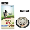 Versele Laga Happy Life Salmon Adult Dog Dry Food Dogs- Dry Food Versele Laga 3kg+710mL Bowl Free