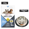 Versele Laga Opti Life Chicken & Rice Mini Sterilised/Neutered Adult Dog Dry Food Dogs- Dry Food Versele Laga 2.5kg+710mL Bowl Free