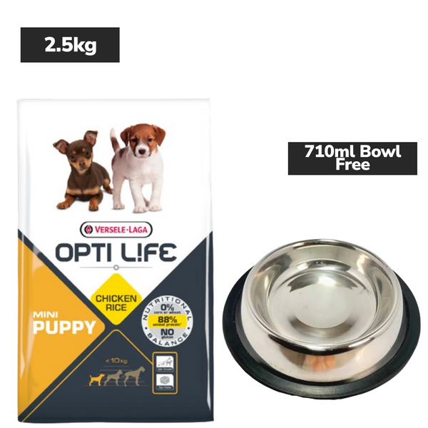 Versele Laga Opti Life Chicken & Rice Mini Puppy Dry Food