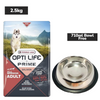 Versele Laga Opti Life Prime Salmon Adult Dog Dry Food Dogs- Dry Food Versele Laga 2.5kg+710mL Bowl Free