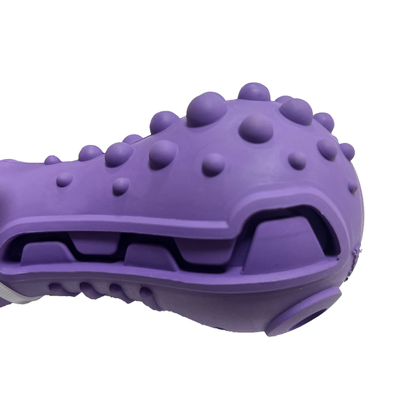 GiGwi Dumbbell Hippo Heads Toy for Dogs (Purple)