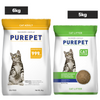 Purepet Seafood Adult Cat Dry Food Cats- Dry food Purepet 6kg+5kg Litter