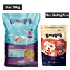 Bowlers Nutrimax Chicken and Vegetables Adult Dog Dry Food Dogs- Dry Food Bowlers 20kg + 12x80g(Free)