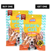 Novee Wave Cut Duo Chicken and Lamb Jerky Treats for Dogs (Buy 1 Get 1 Free) Dog Treats + Others Novee 175g+175g