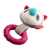 GiGwi Suppa Puppa Ring Raccoon Toy for Dogs (Pink) Dogs-Toys GiGwi