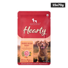 HUFT Hearty Shredded Chicken In Gravy Dog Wet Food Dogs-Wet Food Heads Up for Tails 15x70g