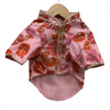 The Papaw Cartel Maple Print Sherwani with Sequins for Dogs & Cats (Pink/Orange) Both-Clothing & Accessories The Papaw Cartel Dropship
