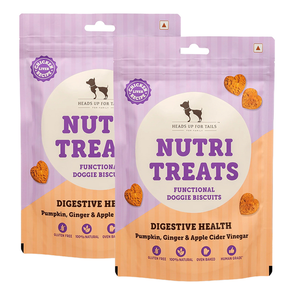 HUFT Gluten Free Nutri Chicken Liver Recipe Digestive Healthy Dog Treats