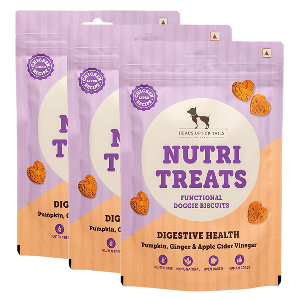 HUFT Gluten Free Nutri Chicken Liver Recipe Digestive Healthy Dog Treats