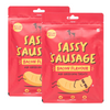 HUFT Sassy Sausage Bacon with Real Chicken Air Dried Treats for Dogs Dog Treats + Others Heads Up for Tails 2x100g