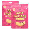 HUFT Sassy Sausage BBQ with Real Chicken Air Dried Treats for Dogs Dog Treats + Others Heads Up for Tails 2x100g