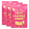 HUFT Sassy Sausage BBQ with Real Chicken Air Dried Treats for Dogs Dog Treats + Others Heads Up for Tails 3x100g