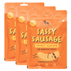 HUFT Sassy Sausage Smokey with Real Chicken Air Dried Treats for Dogs Dog Treats + Others Heads Up for Tails 3x100g