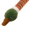 GiGwi Crunchy Neck Duck Toy for Dogs (Orange) Dogs-Toys GiGwi