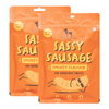 HUFT Sassy Sausage Smokey with Real Chicken Air Dried Treats for Dogs Dog Treats + Others Heads Up for Tails 2x100g