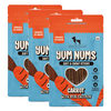 HUFT Yum Nums Grain Free Carrot with Real Chicken Soft & Chewy Sticks Dog Treats Dog Treats + Others Heads Up for Tails 3x70g
