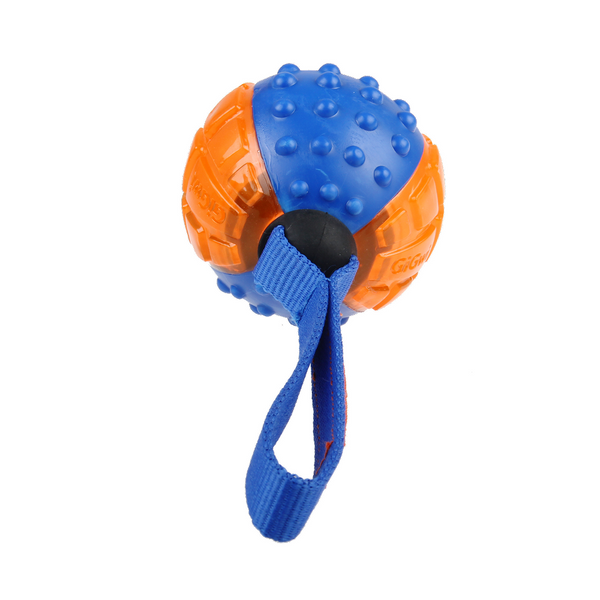 GiGwi Push To Mute Ball Toy for Dogs (Orange)