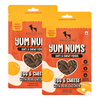 HUFT Yum Nums Egg and Cheese Soft Grain Free Sticks Treat for Dogs Dog Treats + Others Heads Up for Tails 2x70g