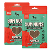 HUFT Yum Nums Pumpkin with Real Chicken Soft and Chewy Grain Free Sticks Treat for Dogs Dog Treats + Others Heads Up for Tails 2x70g