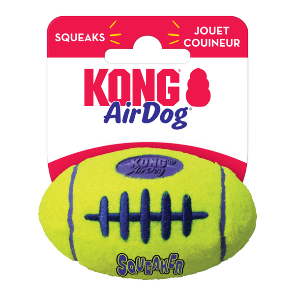 Kong AirDog Football Toy for Dogs (Yellow)