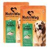 NutriWag Daily Delight Chicken, Spinach & Rice Dog Wet Food Dogs-Wet Food Heads Up for Tails 2x300g