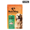 NutriWag Daily Delight Chicken, Spinach & Rice Dog Wet Food Dogs-Wet Food Heads Up for Tails 6x300g