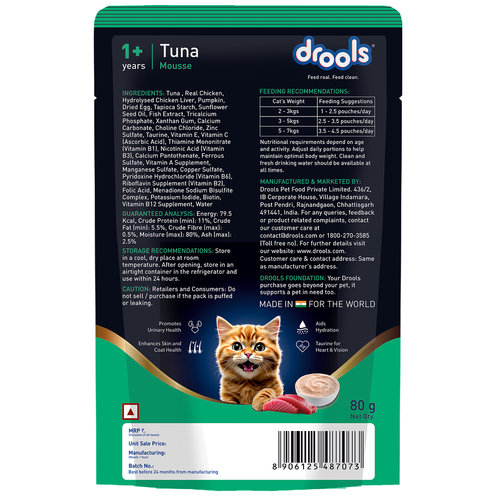 Drools Tuna Mousse Adult Cat Wet Food Cats-Wet Food Drools