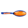 GiGwi Push To Mute Rugby Ball Toy for Dogs (Orange) Dogs-Toys GiGwi